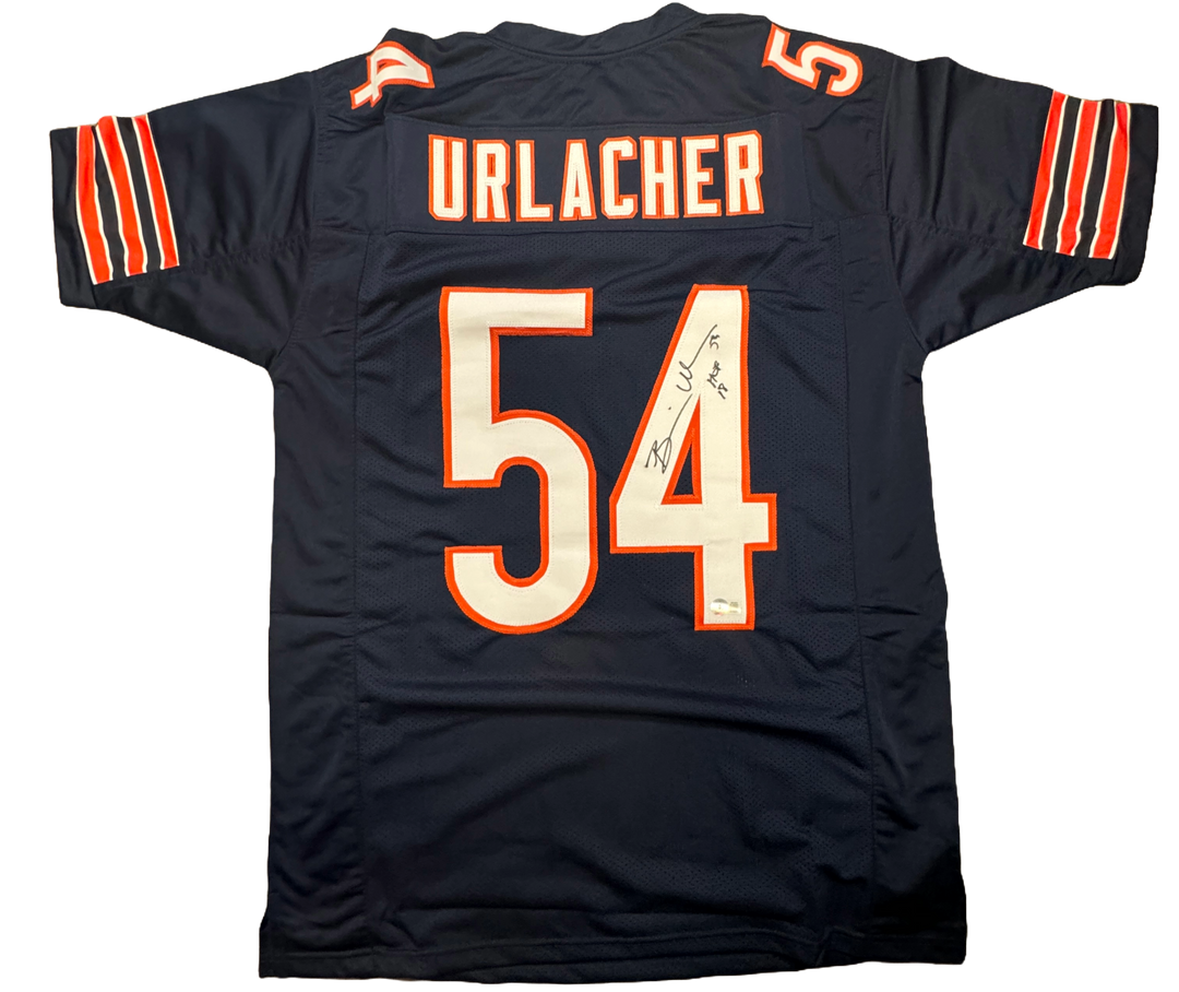 Brian Urlacher Signed Chicago Bears Custom Jersey Autographed BAS