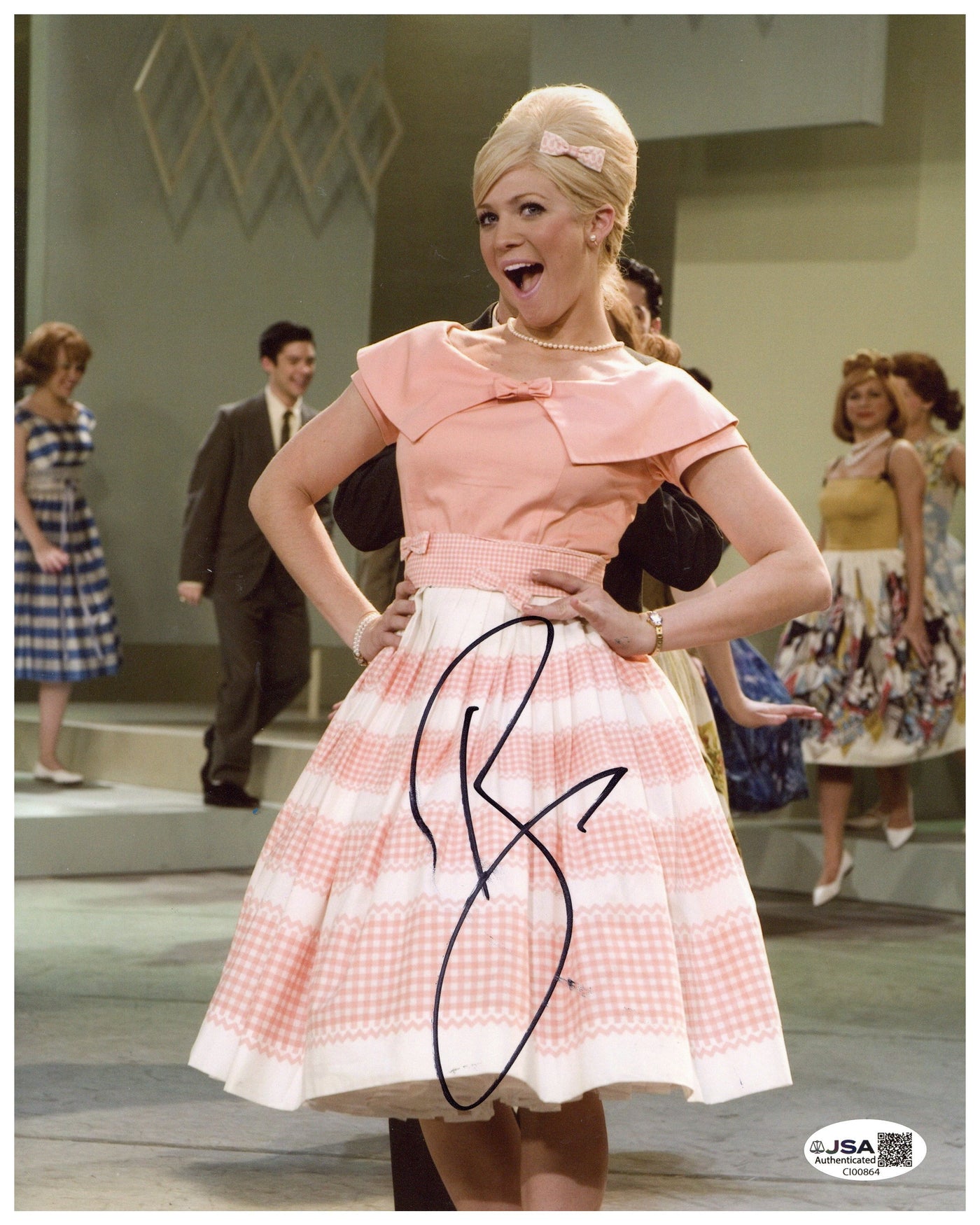 Brittany Snow Signed 8x10 Photo Hairspray Movie Autographed JSA COA