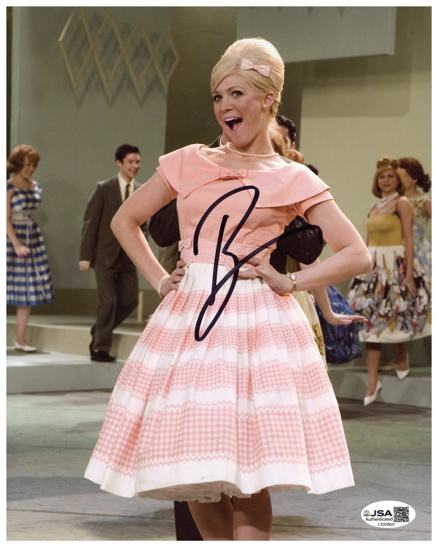 Brittany Snow Signed 8x10 Photo Hairspray Movie Autographed JSA COA