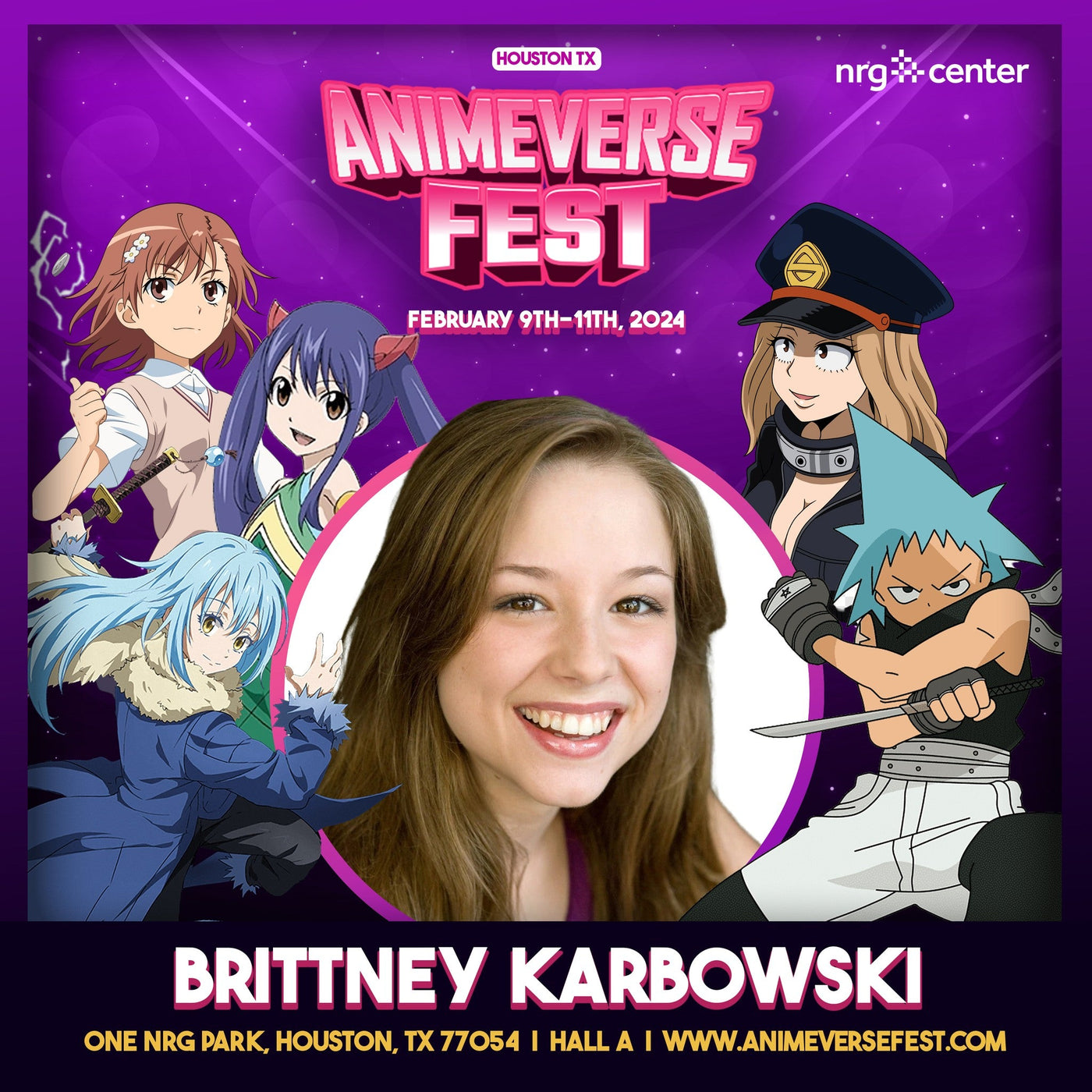 Brittney Karbowski Official Autograph MailIn Service AnimeVerse Fes