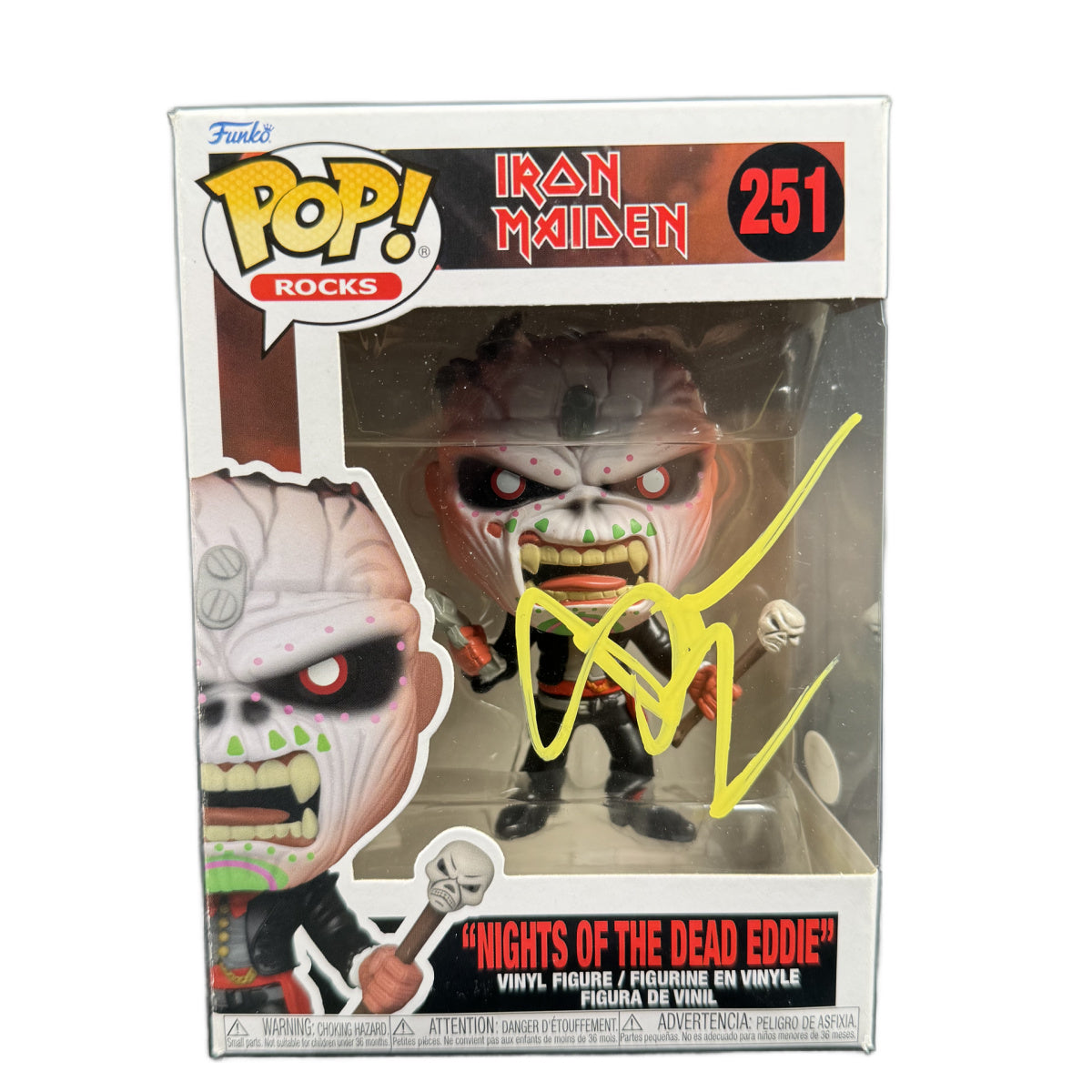 Bruce Dickinson Signed Funko POP Iron Maiden 251 Autographed JSA COA