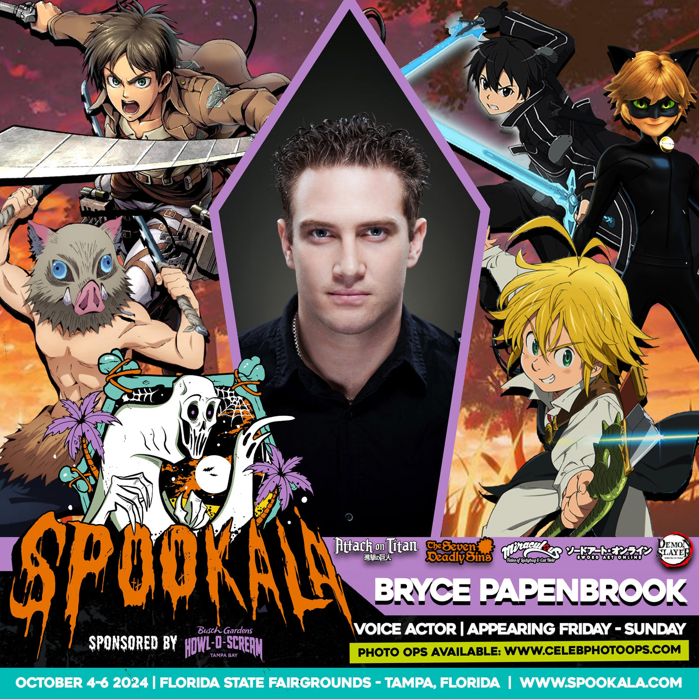 Bryce Papenbrook Official Autograph Mail-In Service - Spookala 2024