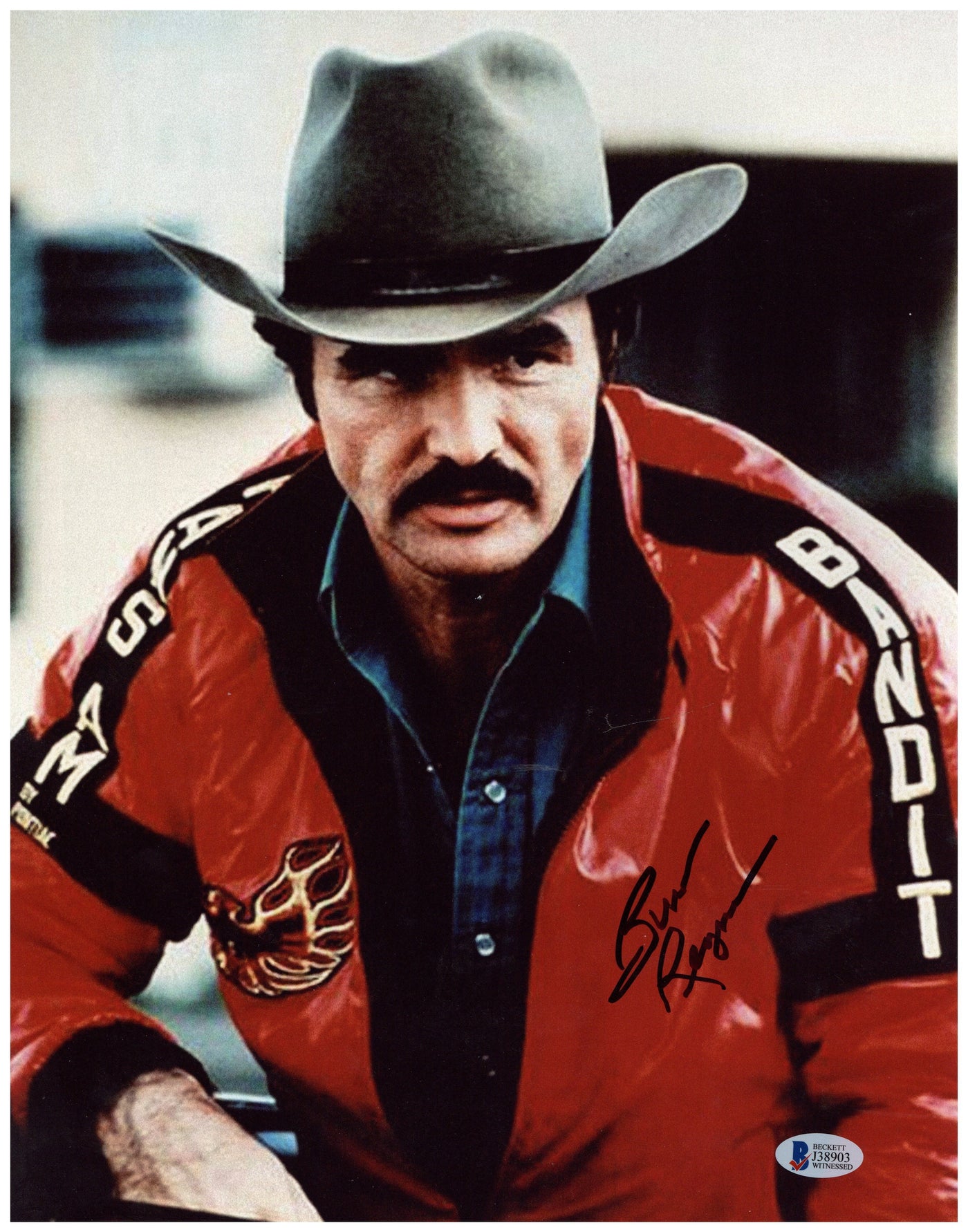 Burt Reynolds Signed 11x14 Photo Smokey and the Bandit Authentic Autographed BAS COA