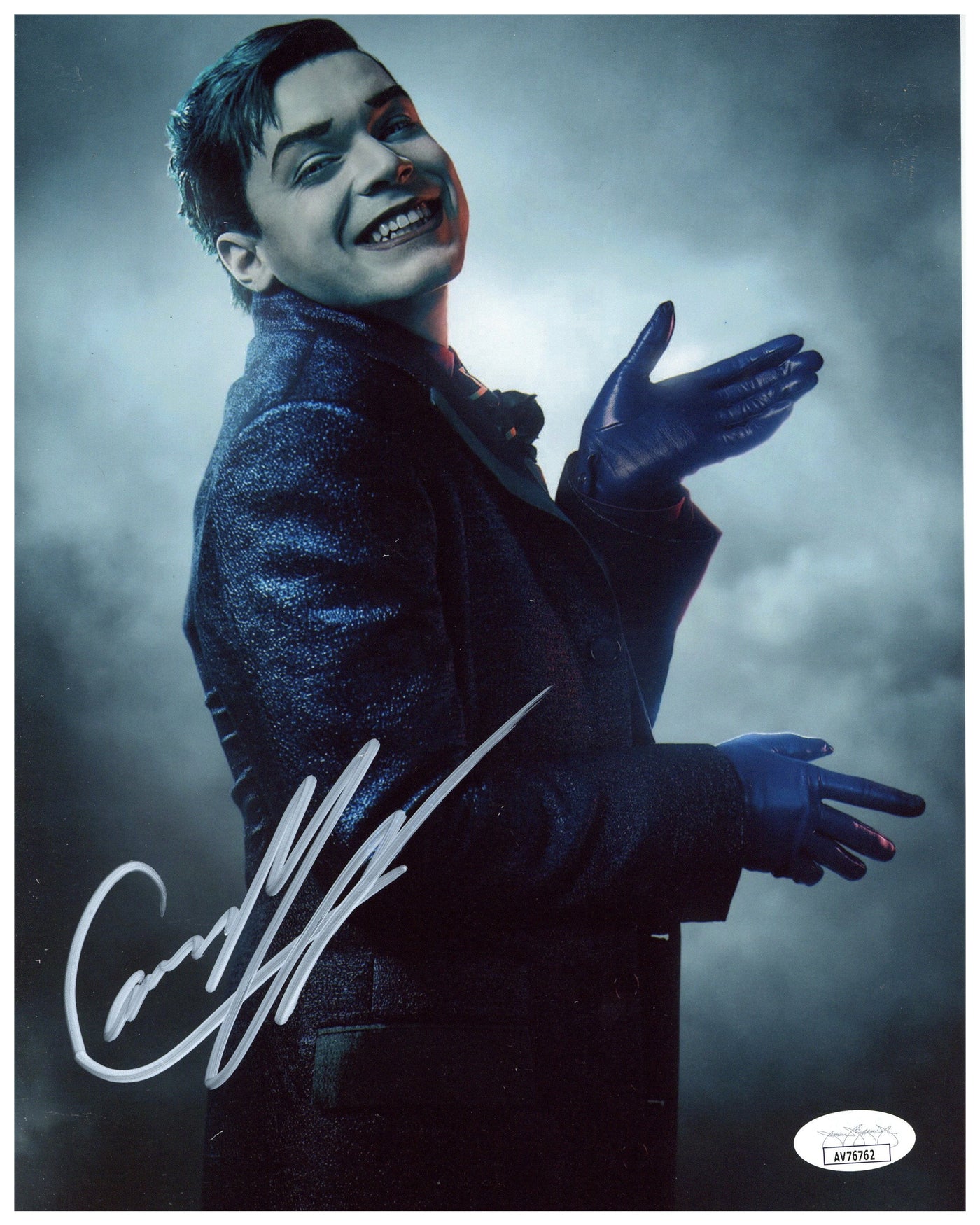 CAMERON MONAGHAN SIGNED 8X10 PHOTO GOTHAN JOKER AUTOGRAPHED JSA COA