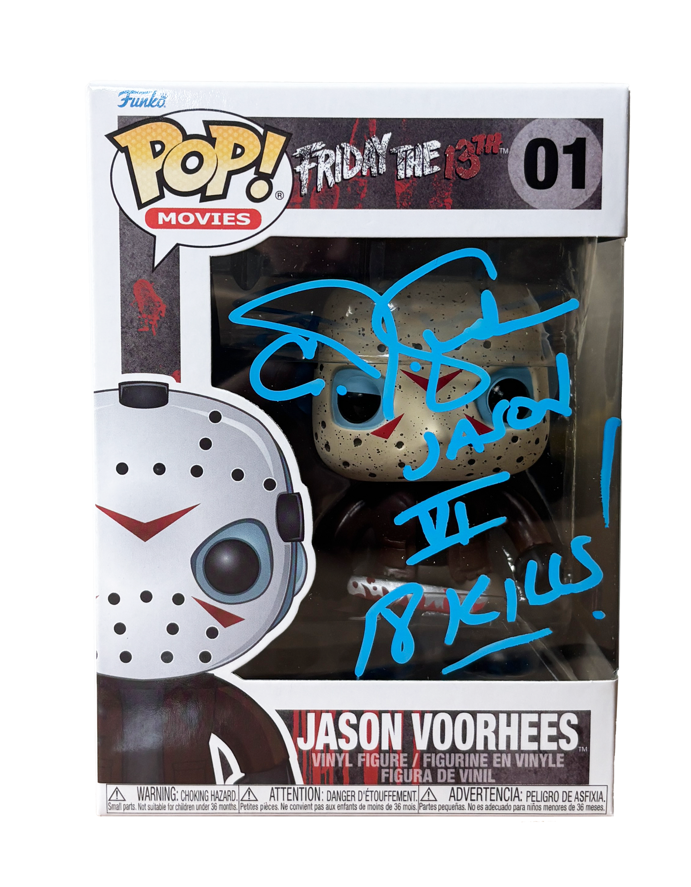 CJ Graham Signed Funko Pop Friday the 13th Jason Voorhees Autographed Zobie COA