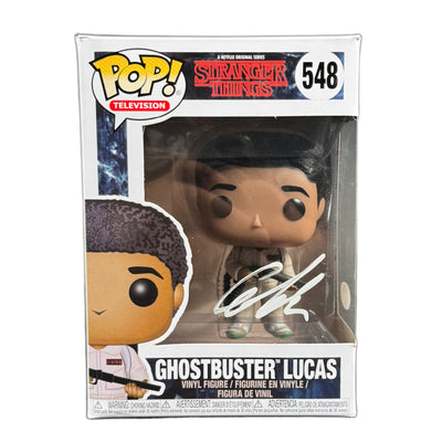 Caleb Mclaughlin Signed Funko POP Stranger Things Lucas 548 Autographed JSA COA
