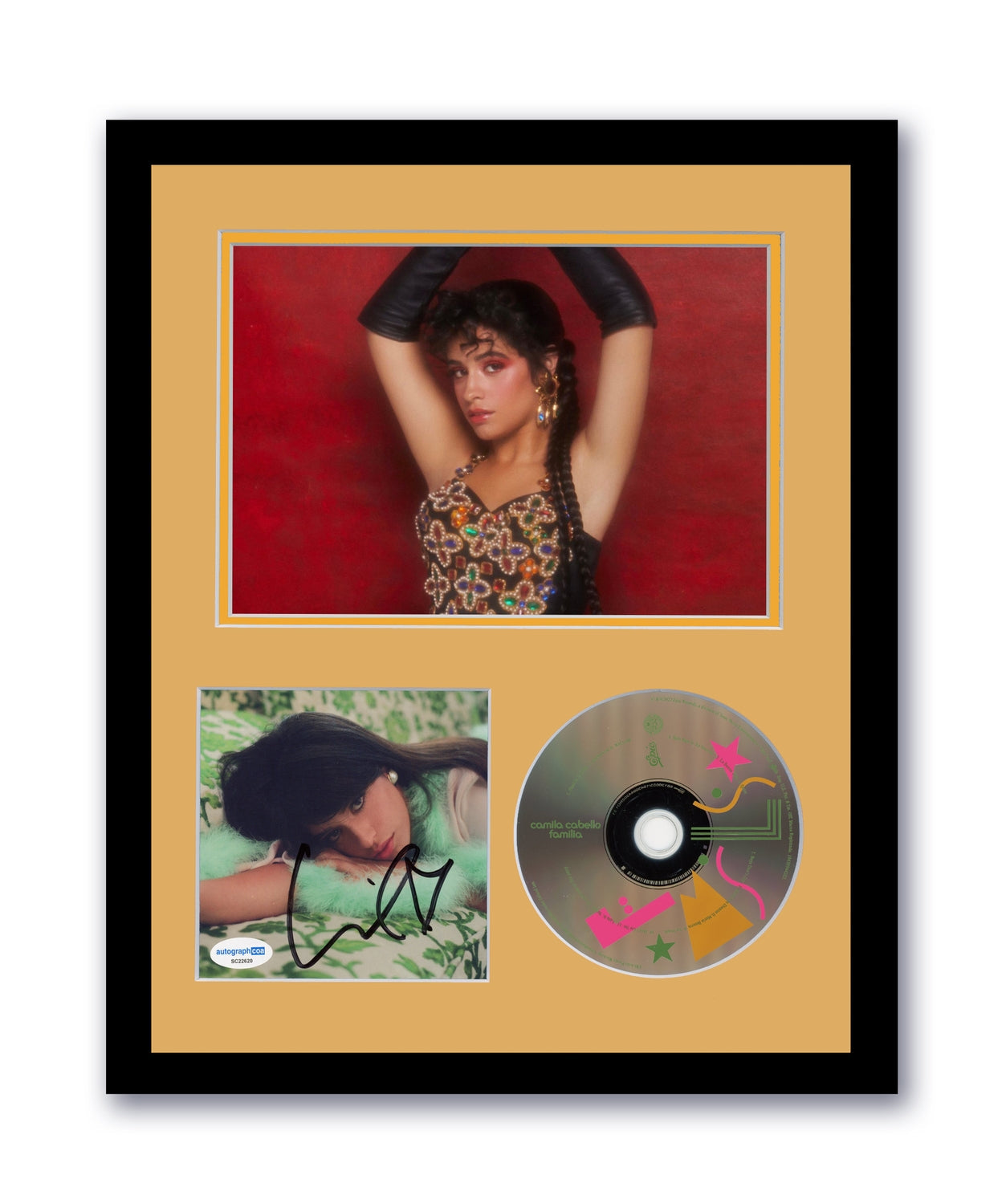 Camila Cabello Signed CD Custom Framed Familia Autographed Authentic AutographCOA 3