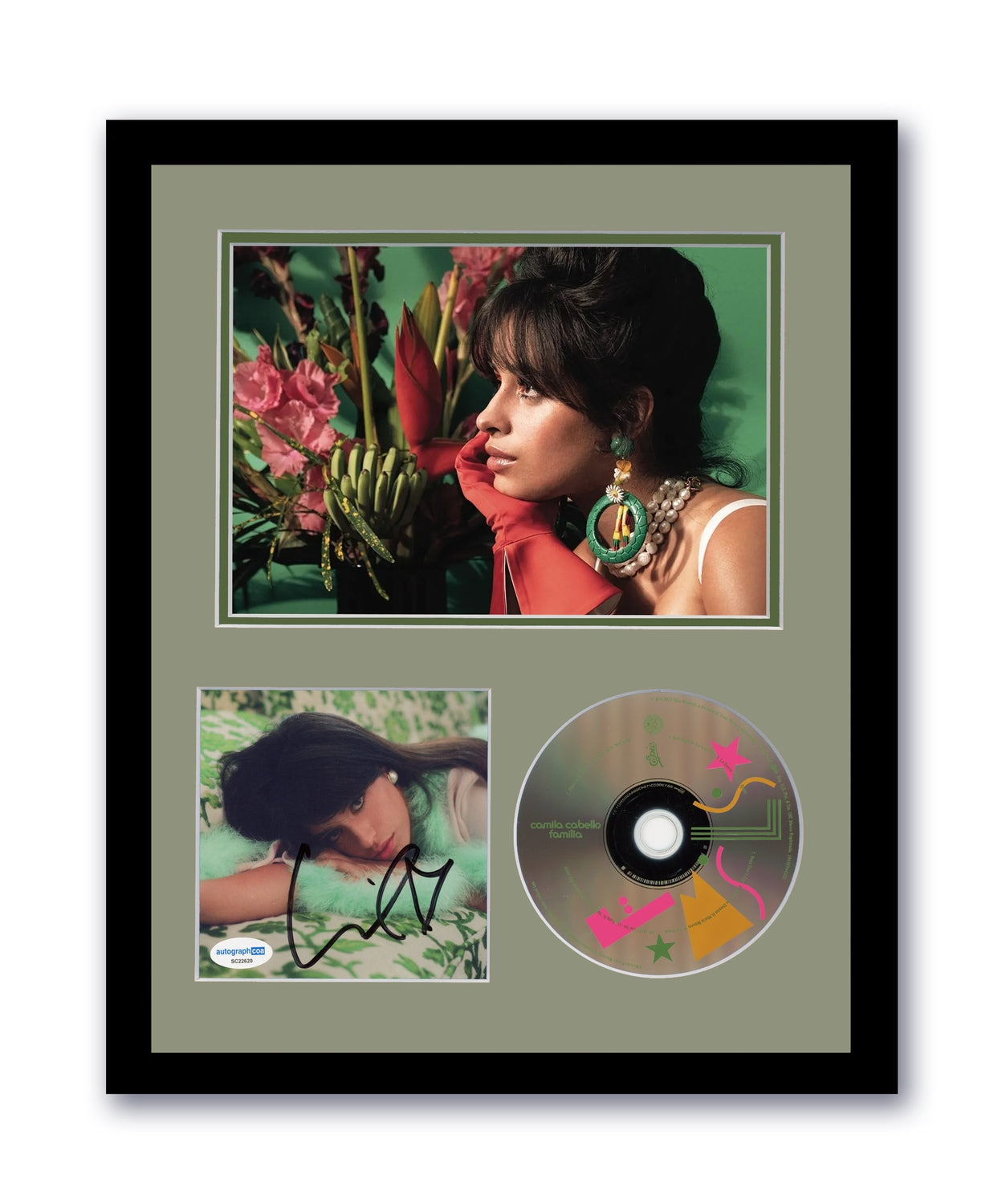 Camila Cabello Signed CD Custom Framed Familia Autographed Authentic AutographCOA 5