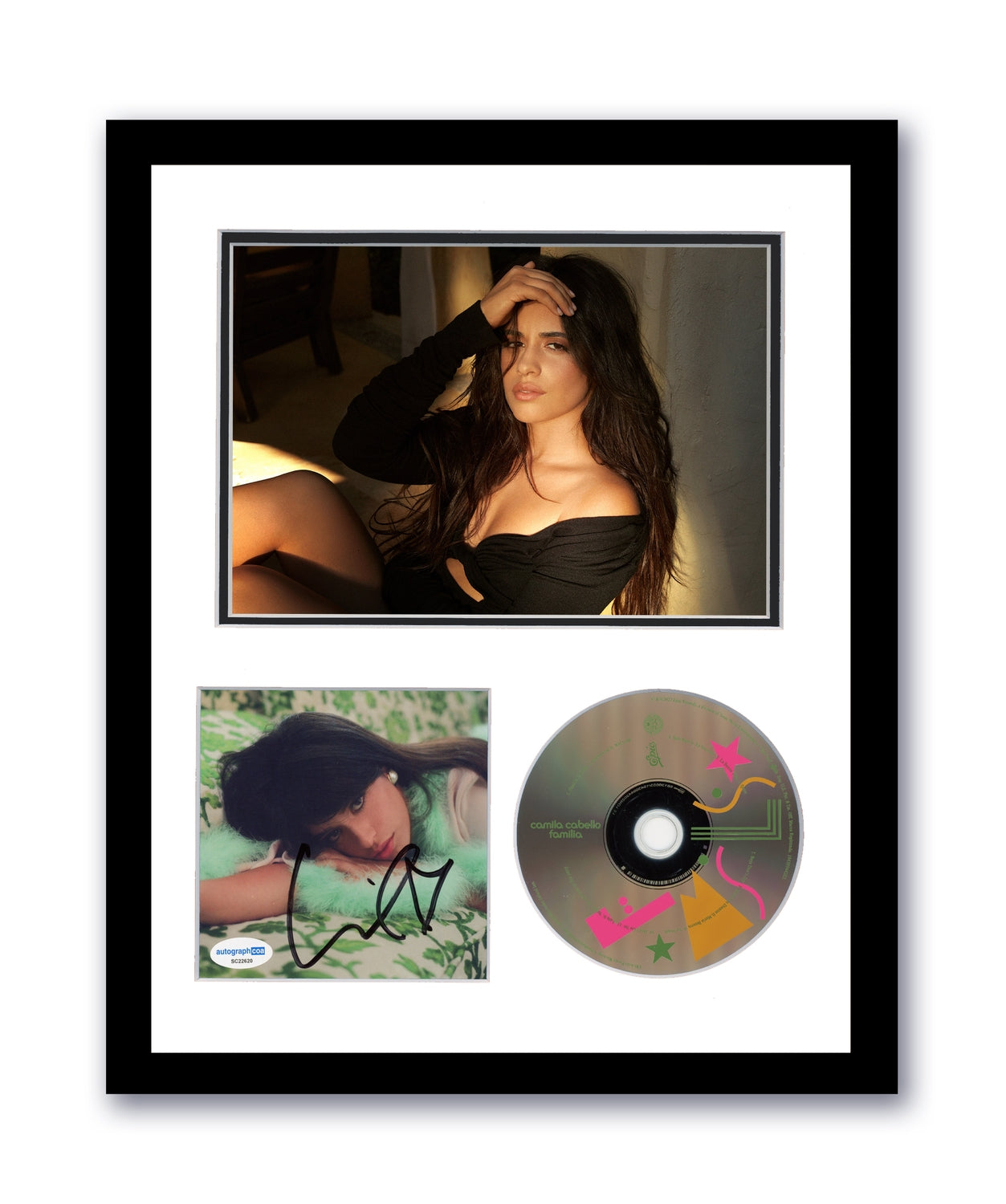 Camila Cabello Signed CD Custom Framed Familia Autographed Authentic AutographCOA 6