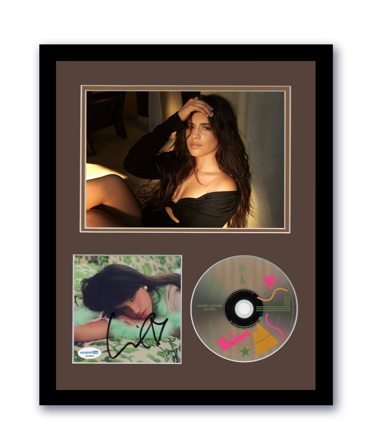 Camila Cabello Signed CD Custom Framed Familia Autographed Authentic AutographCOA 7