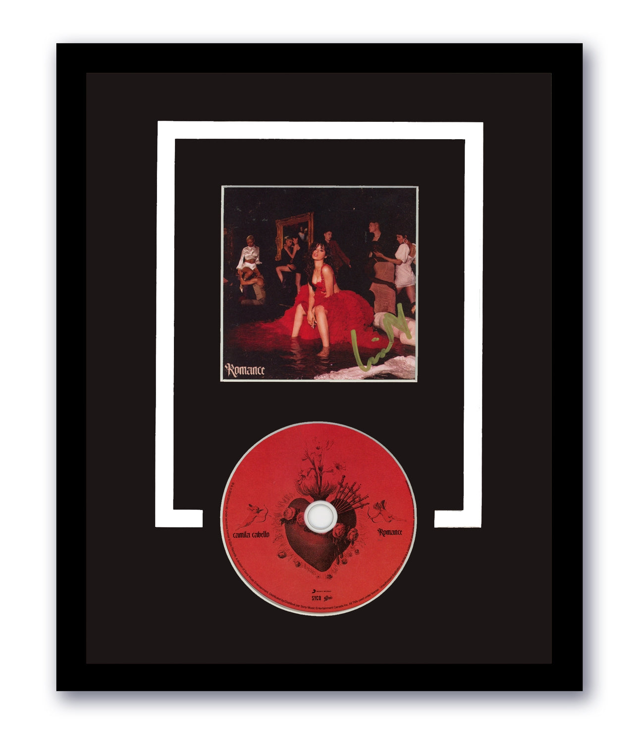 Camila Cabello Signed Romance CD 11x14 Framed Autographed ACOA