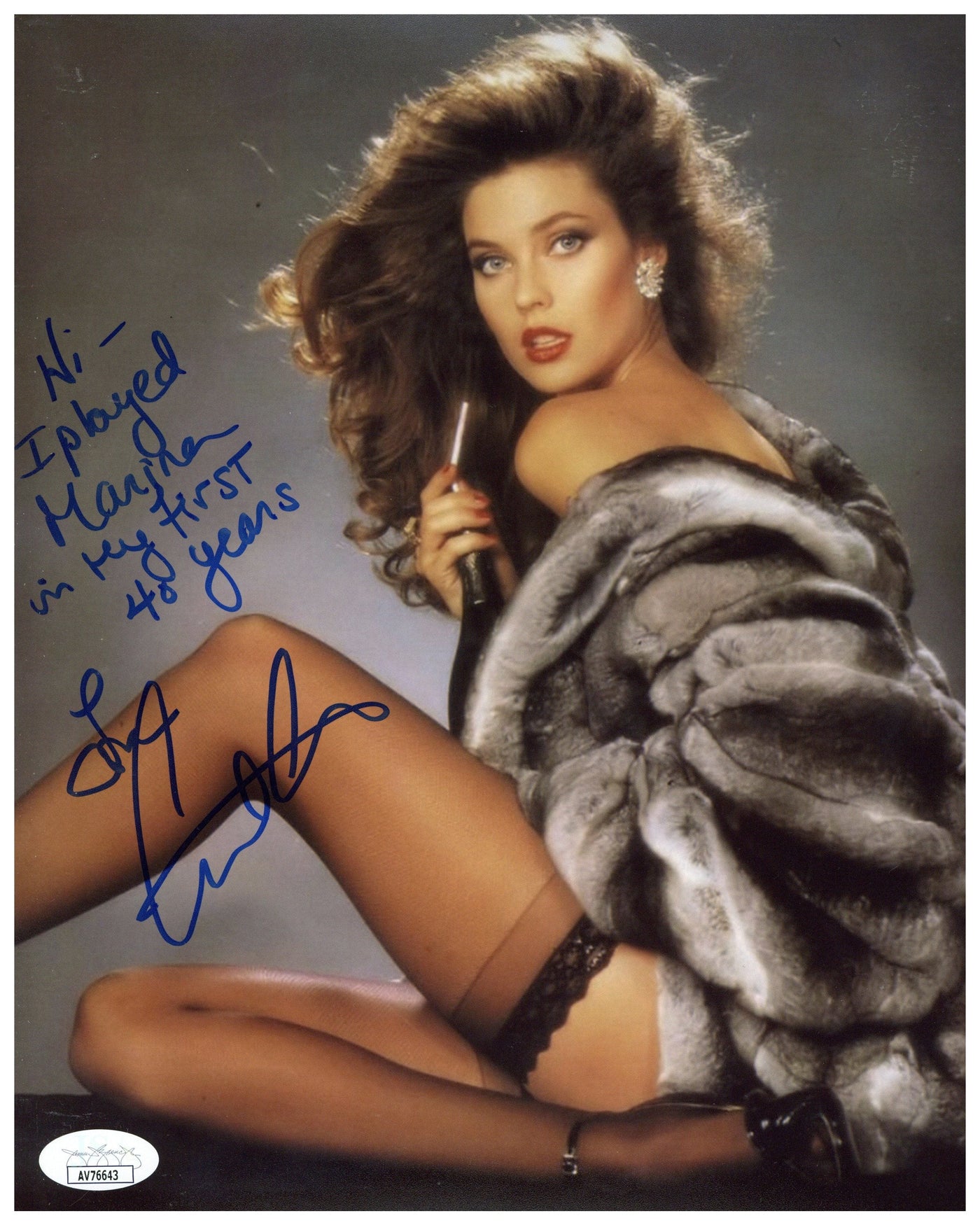 Carol Alt Signed 8x10 Photo Autographed JSA COA