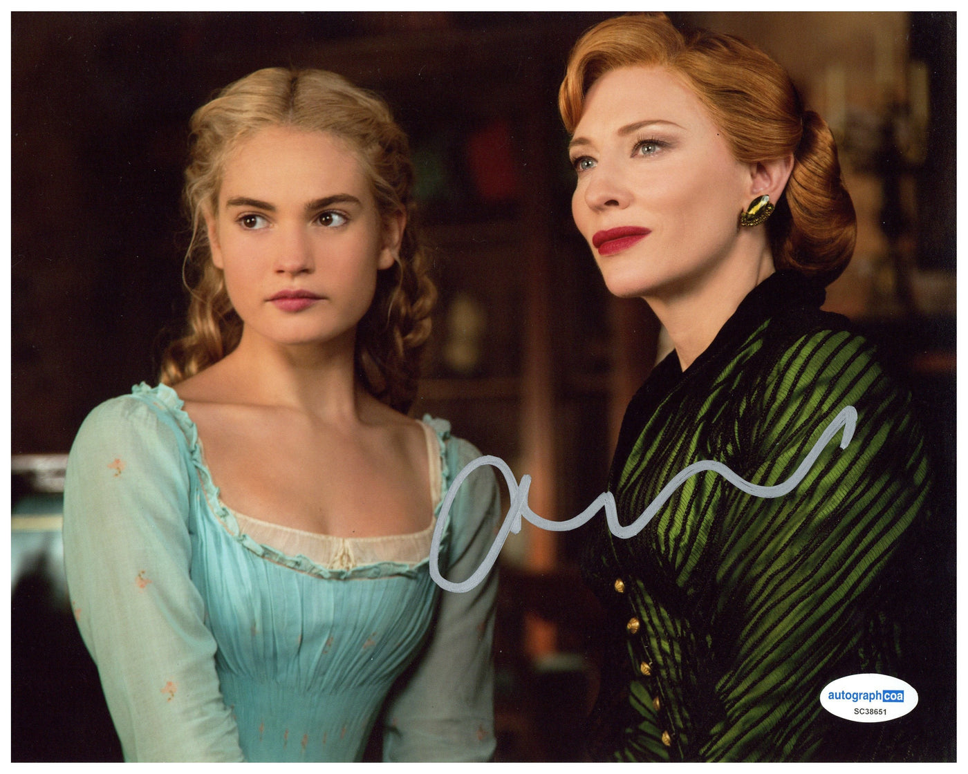 Cate Blanchett Signed 11x14 Photo Cinderella Autographed AutographCOA