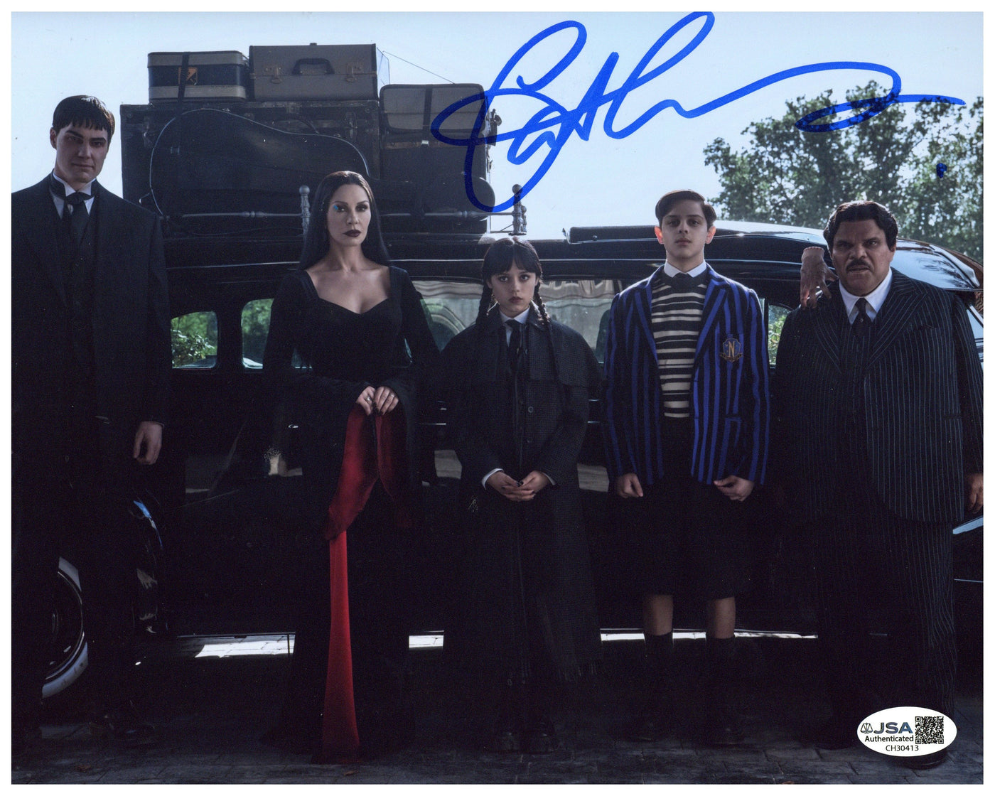 Catherine Zeta-Jones Signed 8x10 Photo Wednesday Autographed JSA COA 5