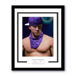 Image of Channing Tatum Signed 11x14 Cut Custom Framed Autographed JSA COA #2