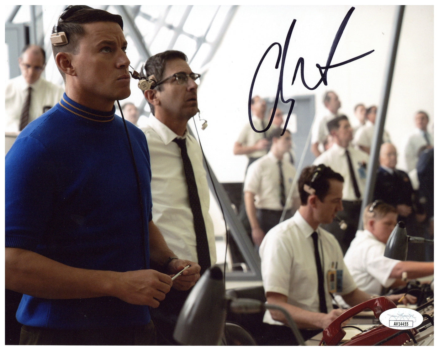 Channing Tatum Signed 8x10 Photo Fly Me to the Moon Autographed JSA COA