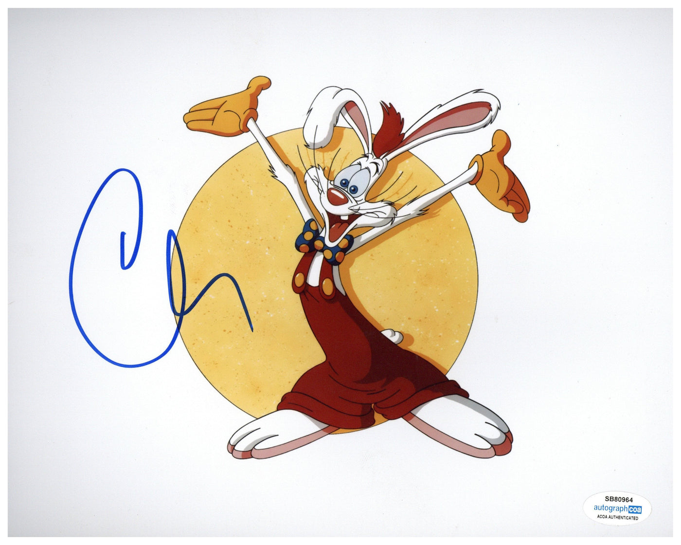 Charles Fleischer Signed 8x10 Photo Who Framed Roger Rabbit Autographed ACOA