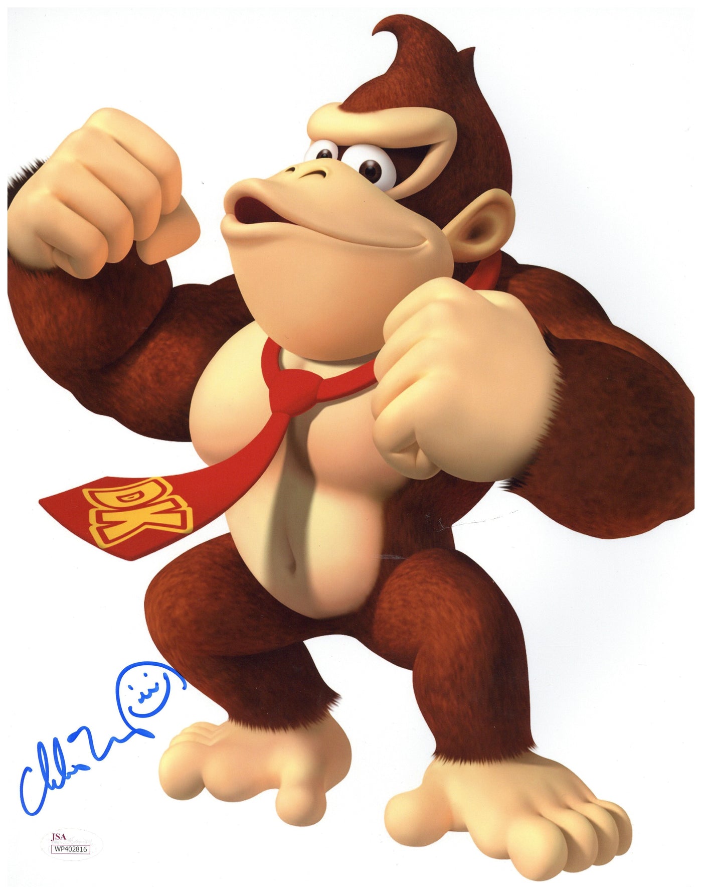 Charles Martinet Signed 11x14 Photo Super Mario Donkey Kong Autographed JSA COA