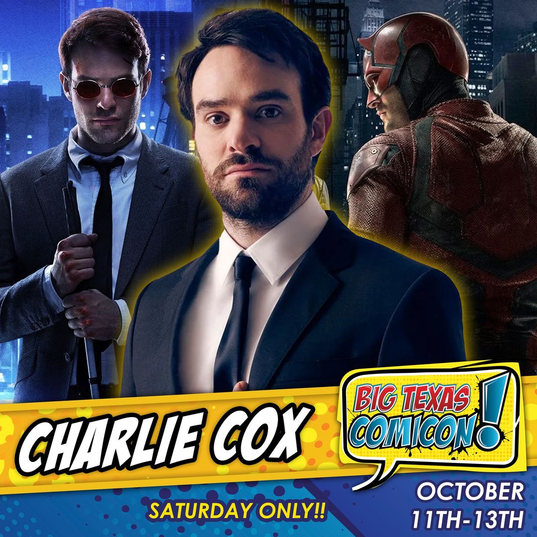 Charlie Cox Official Autograph Mail-In Service - Big Texas Comicon 2024