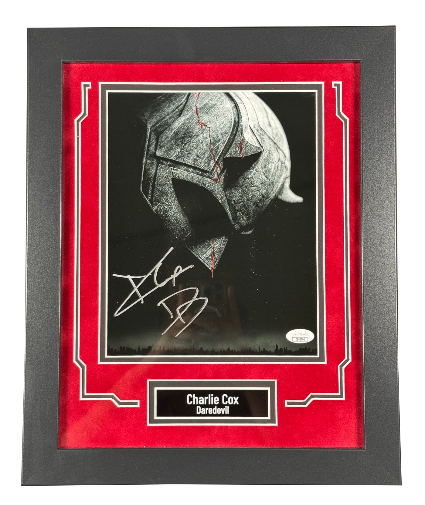 Charlie Cox Signed 8x10 Photo Custom Framed Daredevil Autographed JSA COA