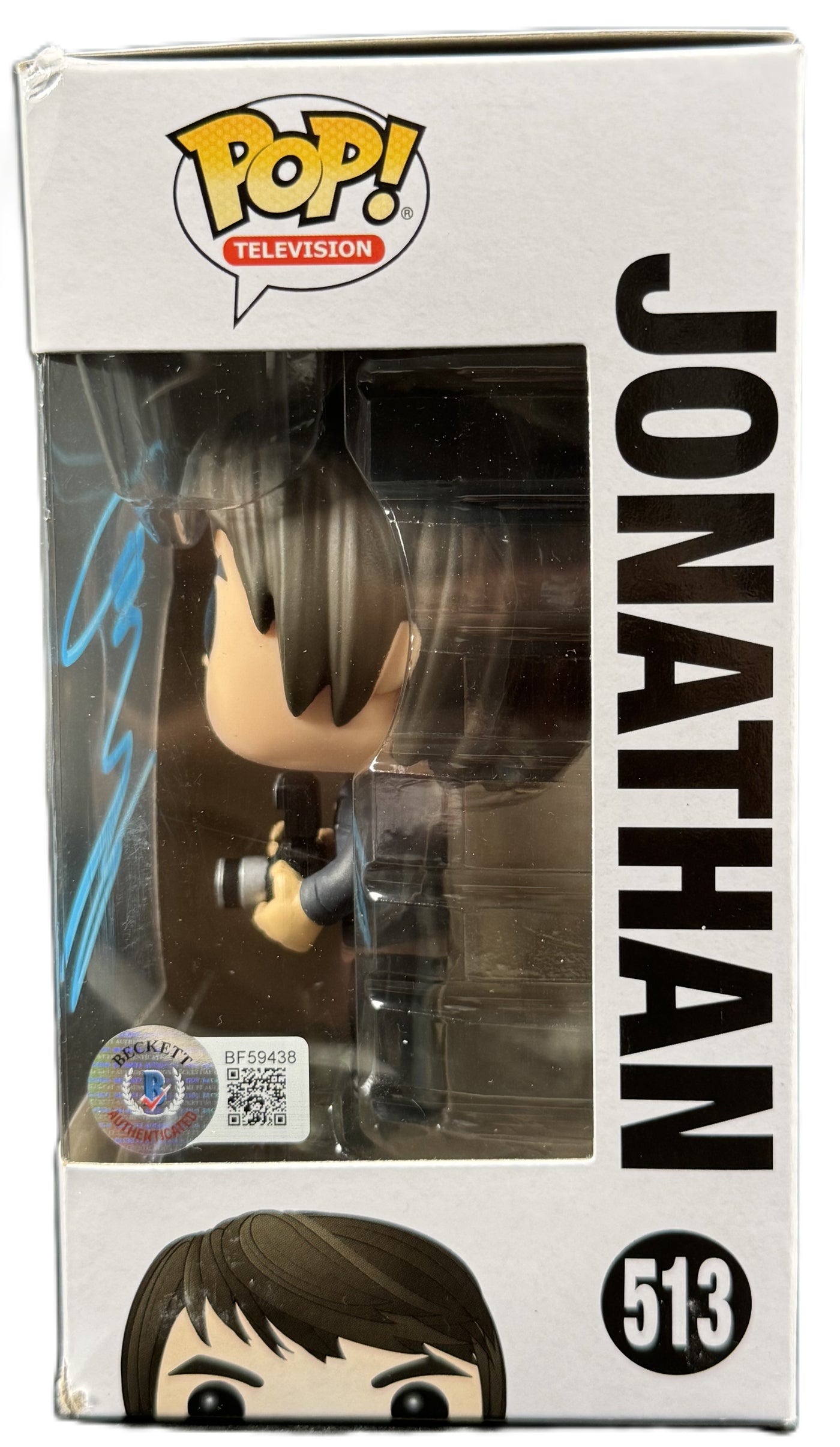 Charlie Heaton Signed Funko Pop Stranger Things Jonathan 513 Autographed BAS COA