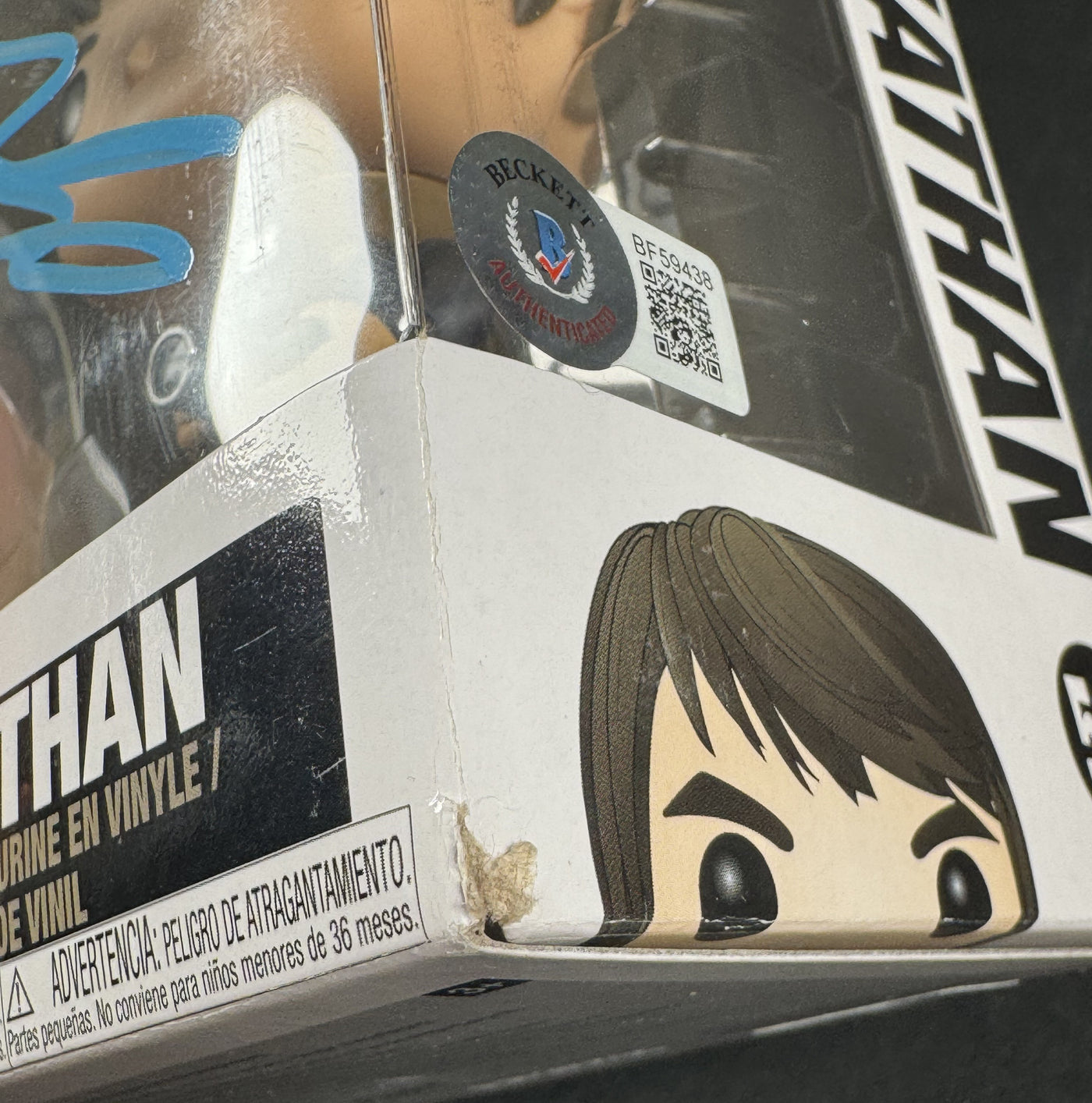 Charlie Heaton Signed Funko Pop Stranger Things Jonathan 513 Autographed BAS COA