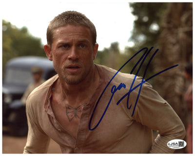 Charlie Hunnam Signed 8x10 Photo Papillon Autographed JSA COA