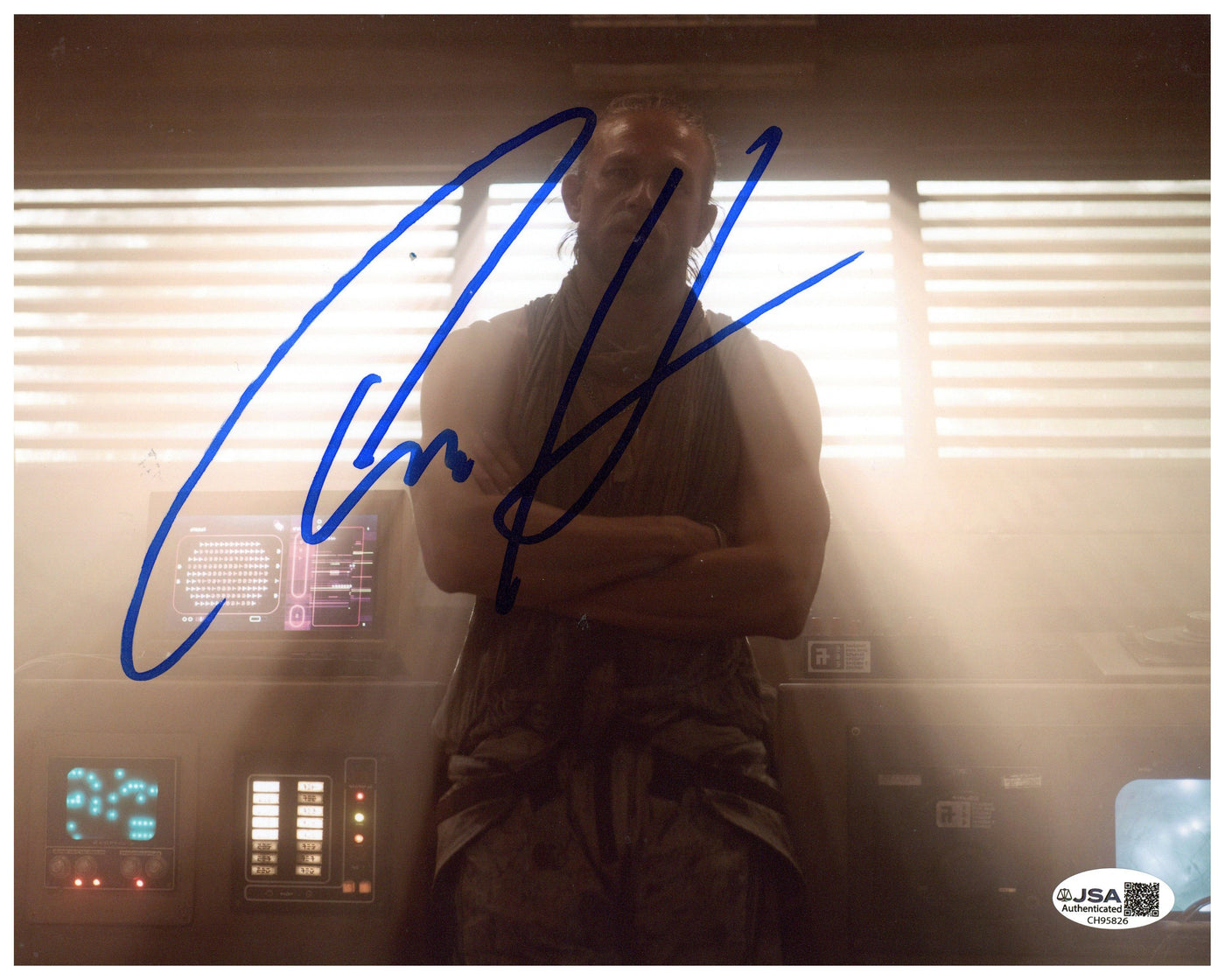 Charlie Hunnam Signed 8x10 Photo Rebel Moon Autographed JSA COA 3