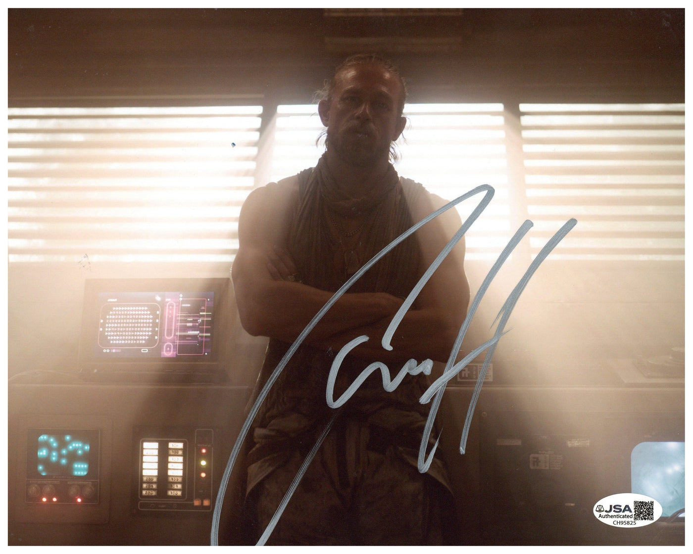 Charlie Hunnam Signed 8x10 Photo Rebel Moon Autographed JSA COA