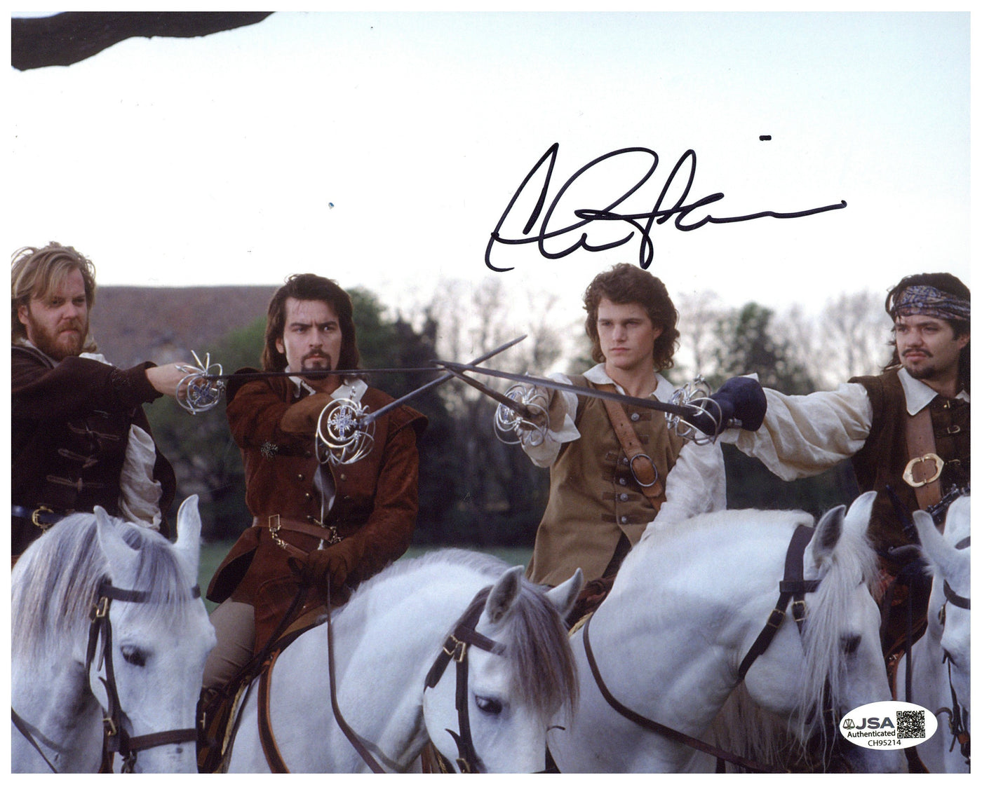 Charlie Sheen Signed 8x10 Photo The Three Musketeers Autographed JSA COA