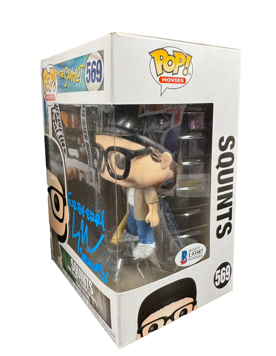 Chauncey Leopardi Signed Funko POP The Sandlot Squints