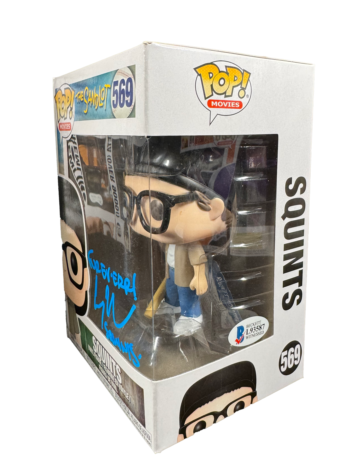 Chauncey Leopardi Signed Funko POP The Sandlot Squints Autographed BAS