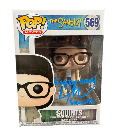 Chauncey Leopardi Signed Funko POP The Sandlot Squints Autographed BAS