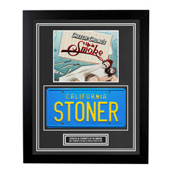 Image of Cheech and Chong's Up in Smoke Custom Framed Stoner License Plate Prop Wall Display