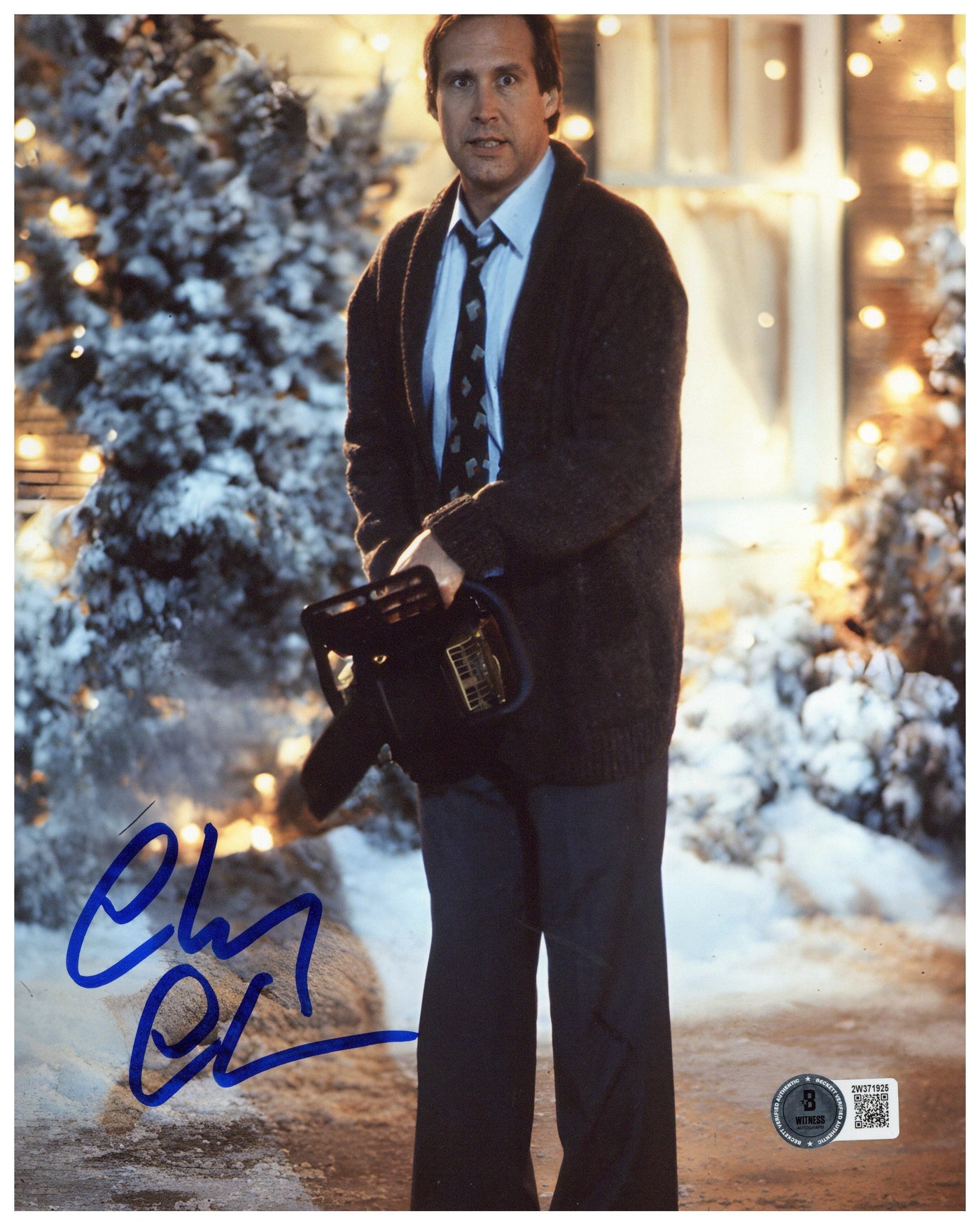 Chevy Chase Signed 8x10 Photo Christmas Vacation Autographed JSA COA