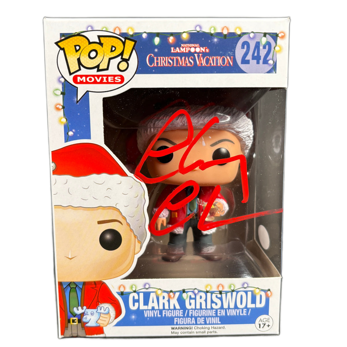 Chevy Chase Signed Funko POP National Lampoon Christmas Vacation Auto JSA COA