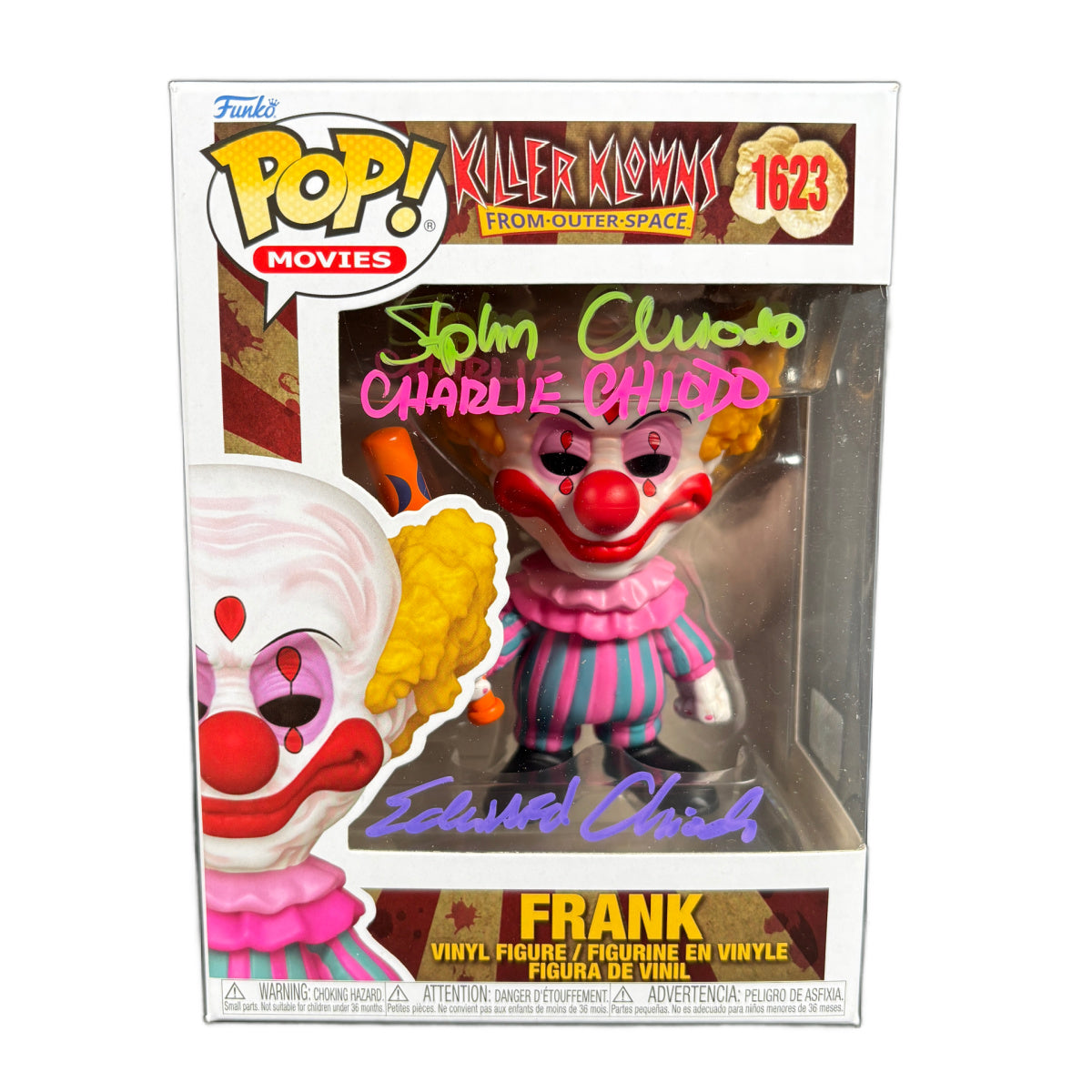 Chiodo Brothers Signed Funko POP Killer Klowns from Outer Space Frank Autographed COA
