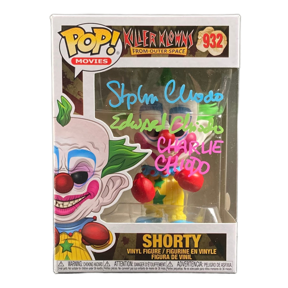 Chiodo Brothers Signed Funko POP Killer Klowns from Outer Space Shorty Autograph JSA