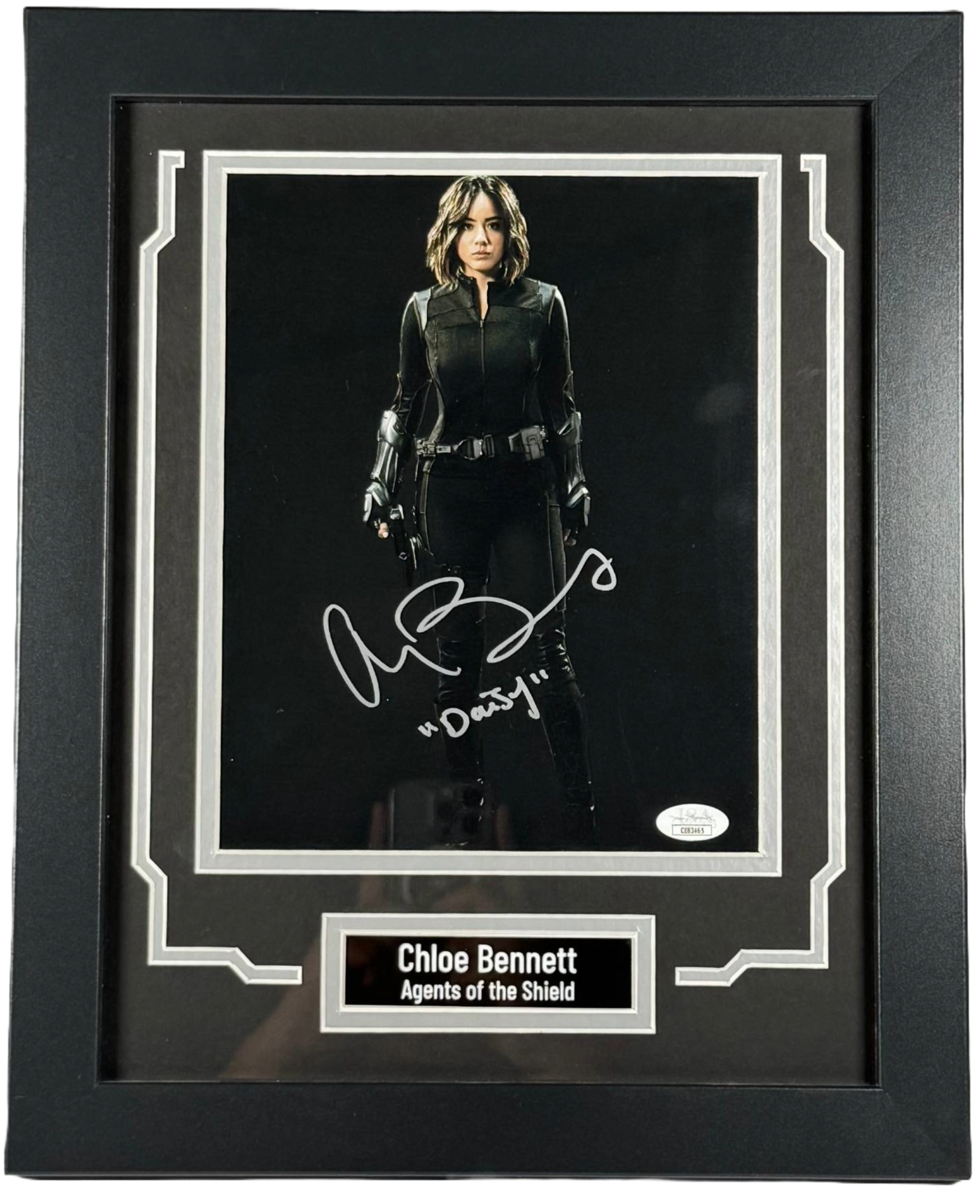 Chloe Bennet Signed Custom Framed 8x10 Photo Agents of the Shield JSA COA