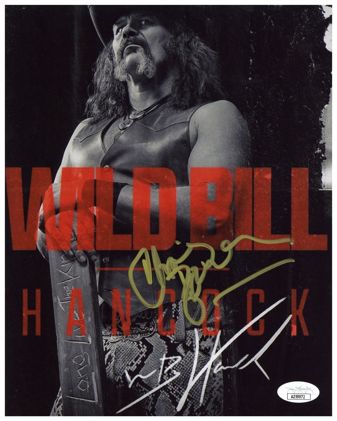 Chris Bauer Signed 8x10 Photo Heels Wild Bill Autographed JSA COA