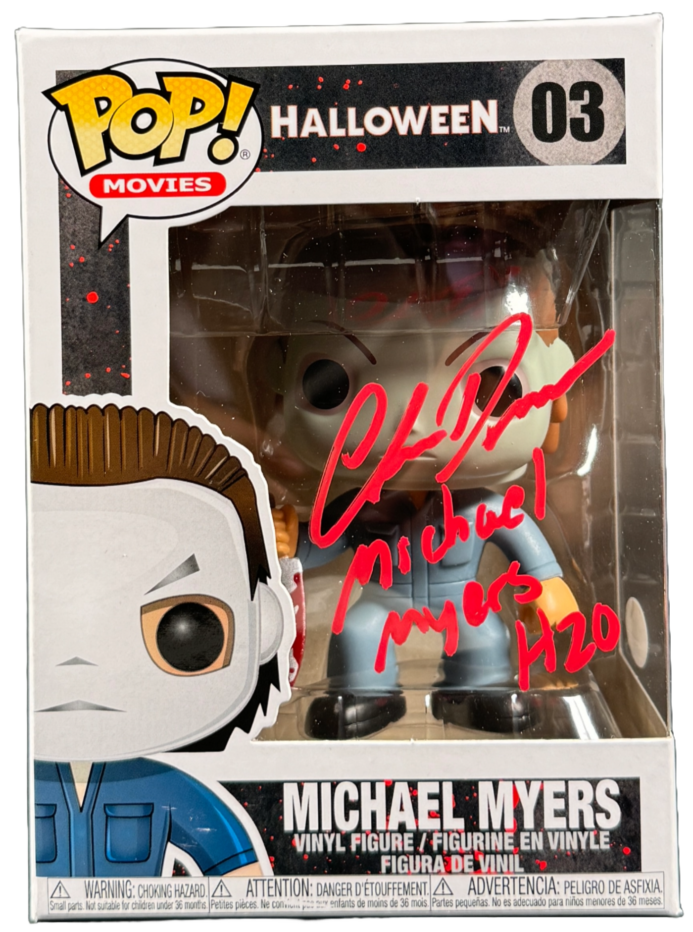 Chris Durand Signed Funko POP Halloween 03 Michael Myers Autograph JSA COA