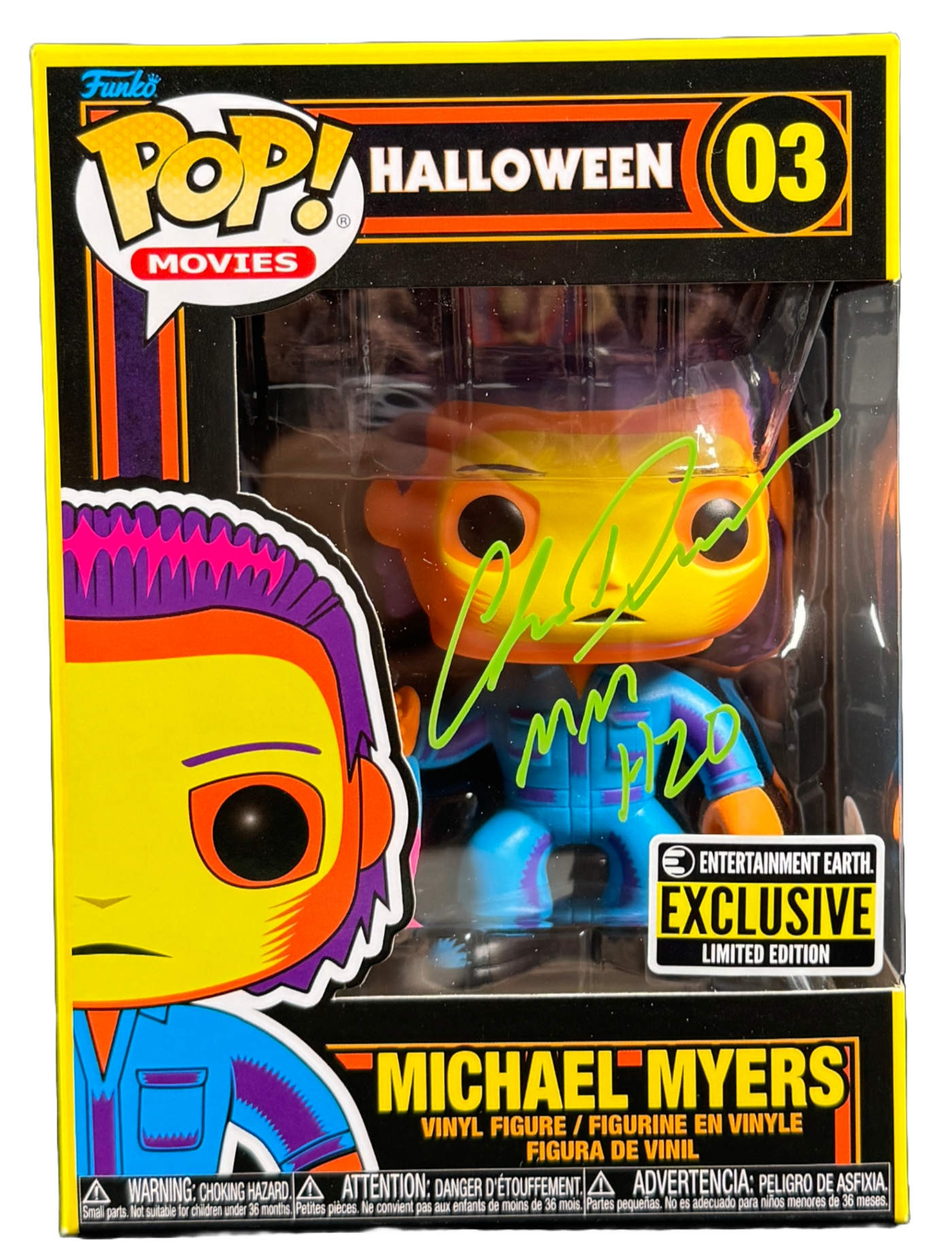 Chris Durand Signed Funko POP Halloween 03 Michael Myers Autographed J Zobie Productions