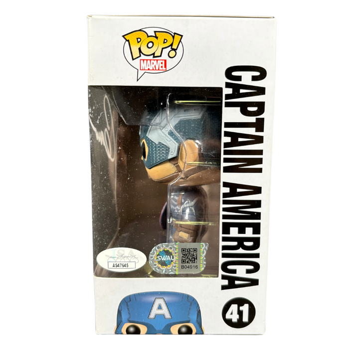 Captain shops America funko pop autographed