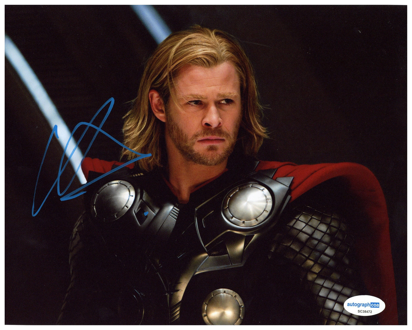 Chris Hemsworth Signed 8x10 Photo Marvel Thor Autographed ACOA COA #2