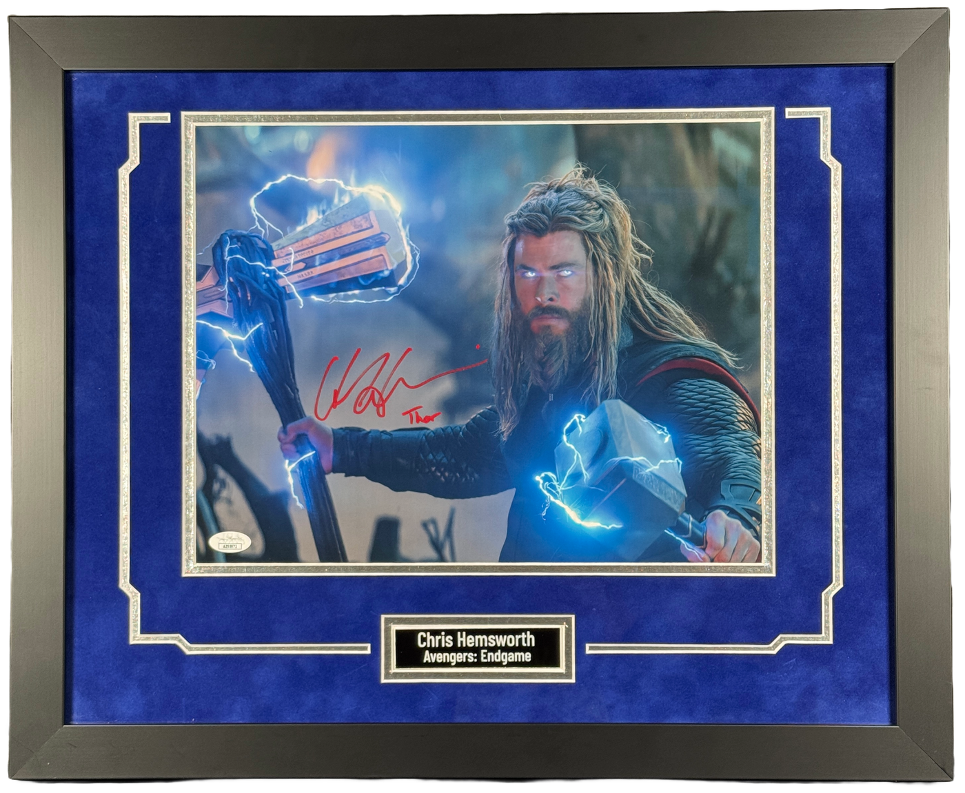 Chris Hemsworth Signed Framed 11x14 Photo Marvel Thor Autographed JSA COA