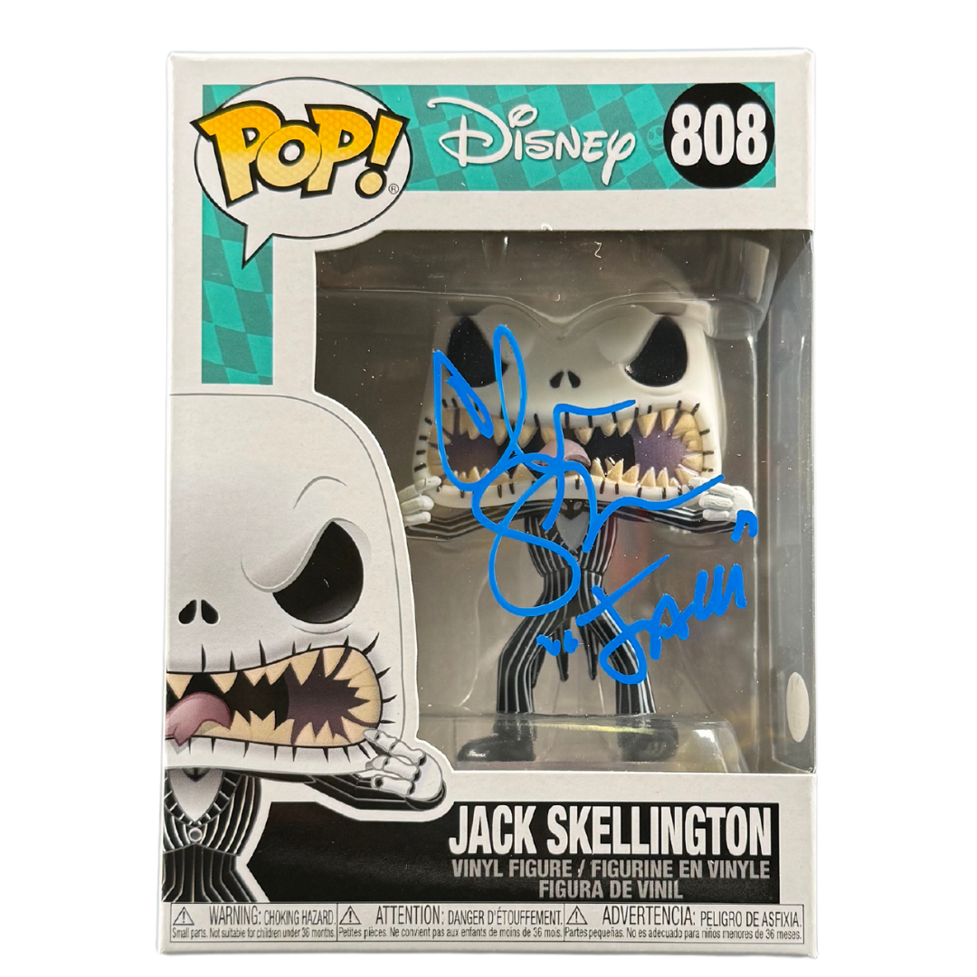 Chris Sarandon Signed Funko POP Disney Jack Skellington 808 Autographed JSA COA