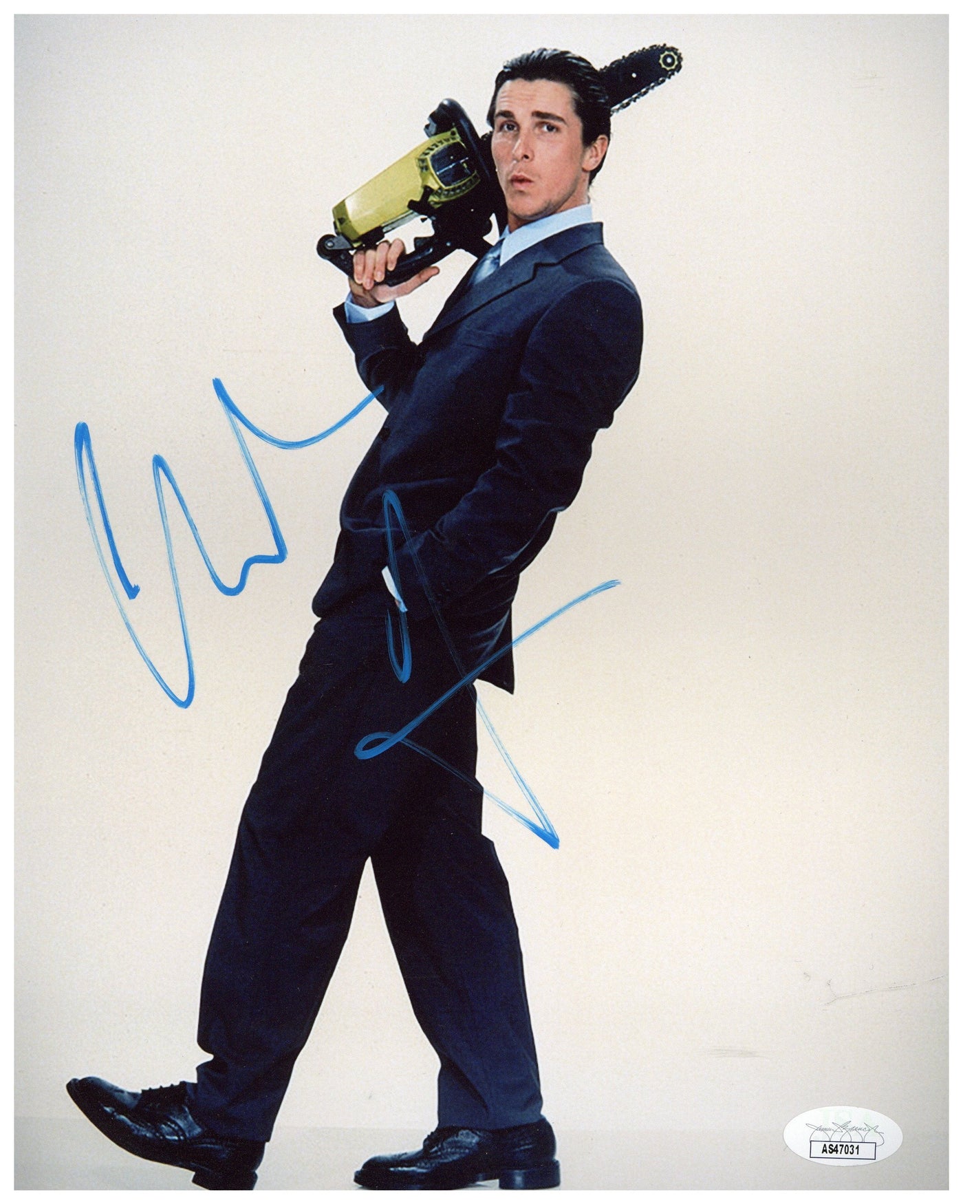 Christian Bale Signed 8x10 Photo American Psycho Autographed JSA COA