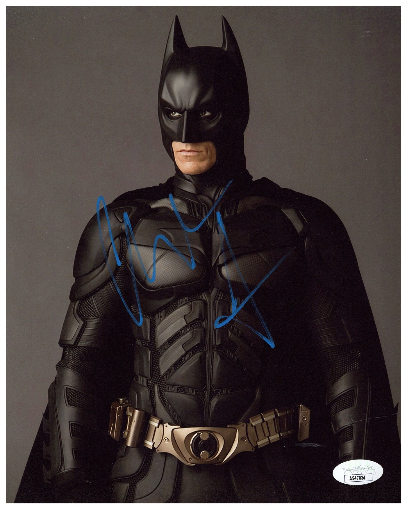 Christian Bale Signed 8x10 Photo The Dark Knight Batman Autographed JSA COA