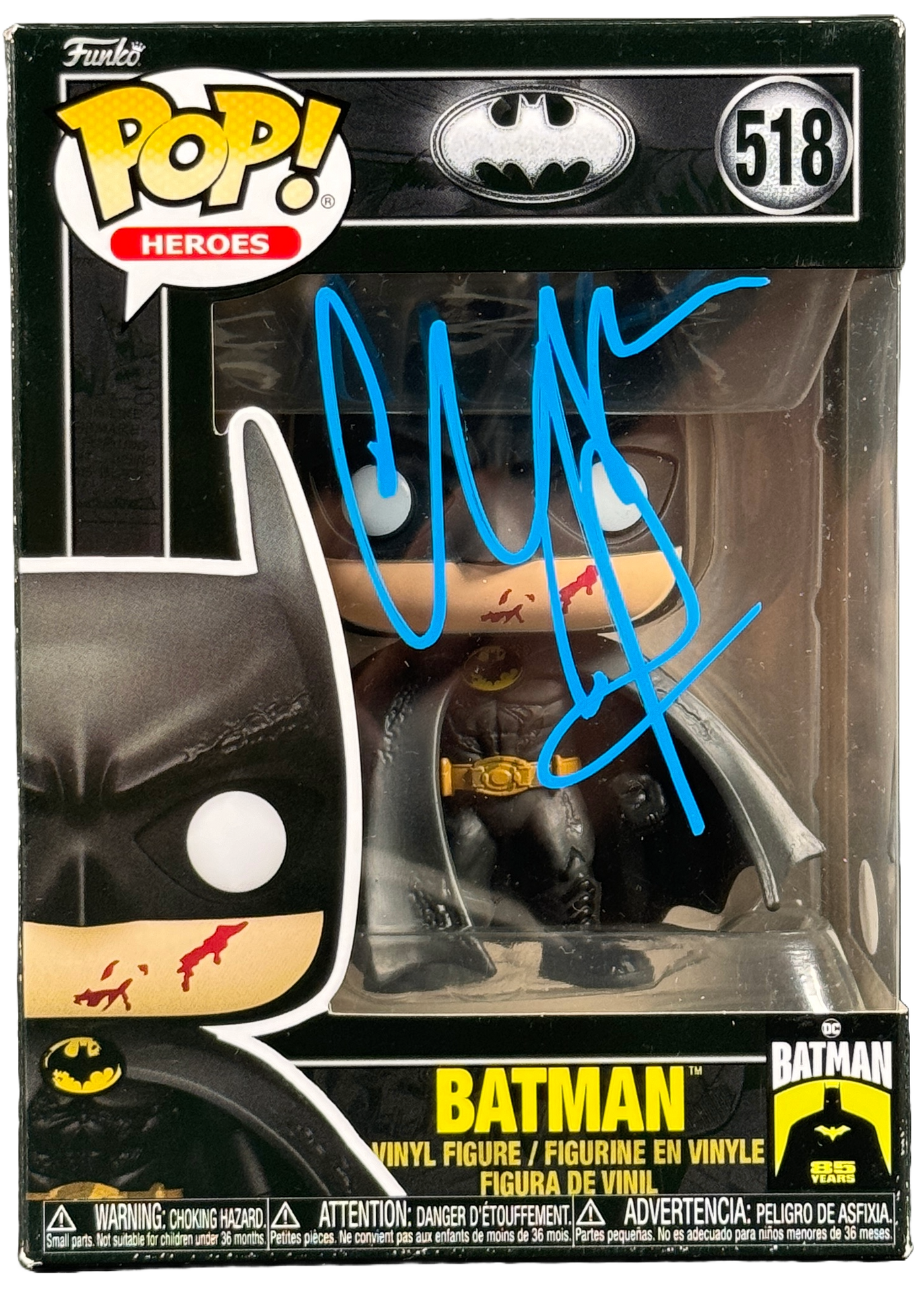 Christian Bale Signed Funko POP DC Batman Autographed JSA COA