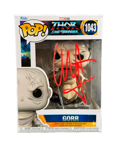 Christian Bale Signed Funko Pop Gorr the God Butcher Thor Autographed BAS COA